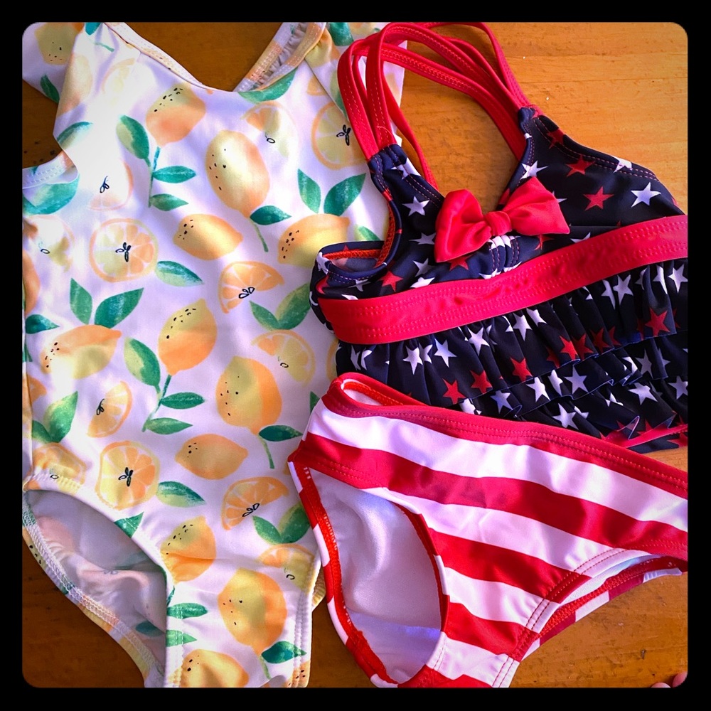 Lot of two 18 month swimsuits